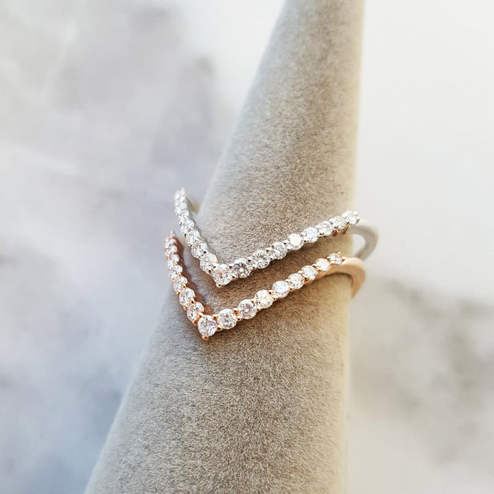 Gems One Chevron Stacker Band 030971