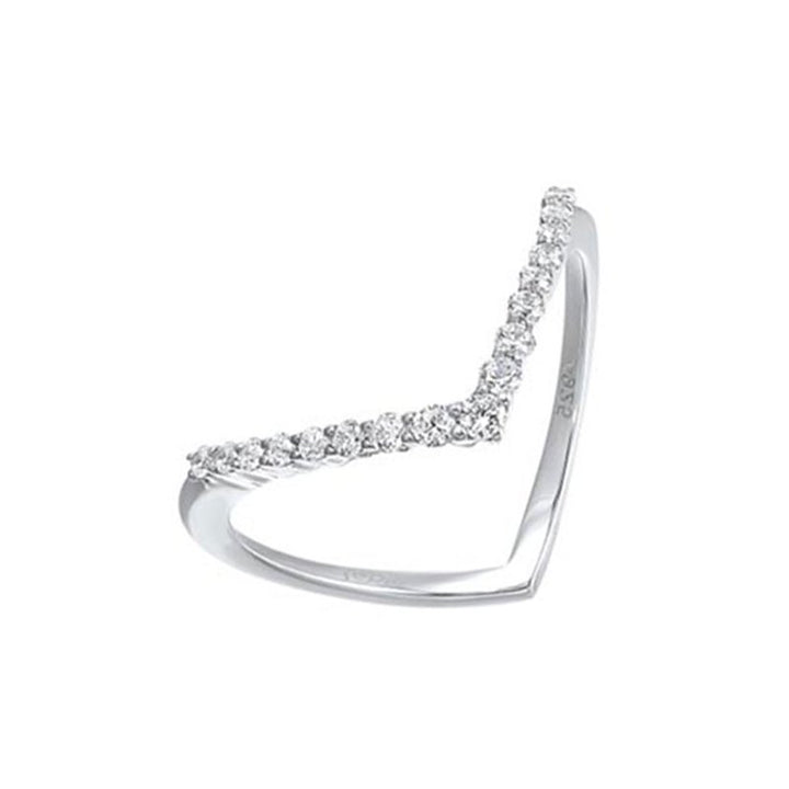 Gems One Chevron Stacker Band