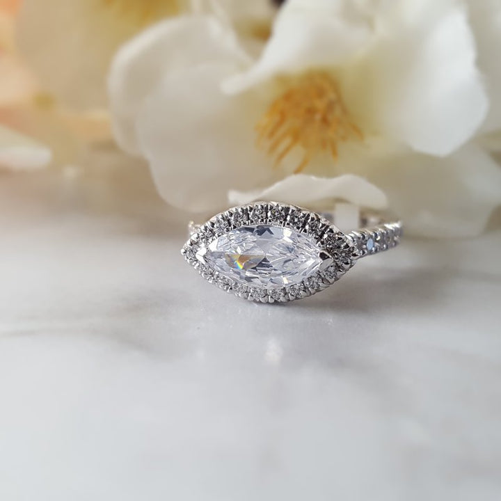 Sami Fine Jewelry East-West Marquise Ring