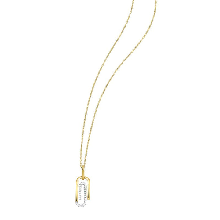 Sami Fine Jewelry Single Paperclip Necklace