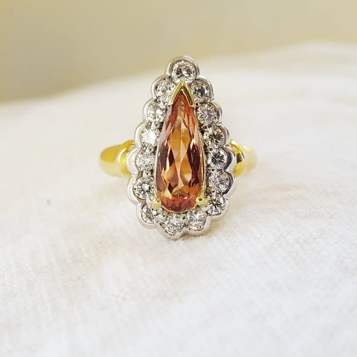 Luxury by Rene Hernandez Imperial Topaz Ring