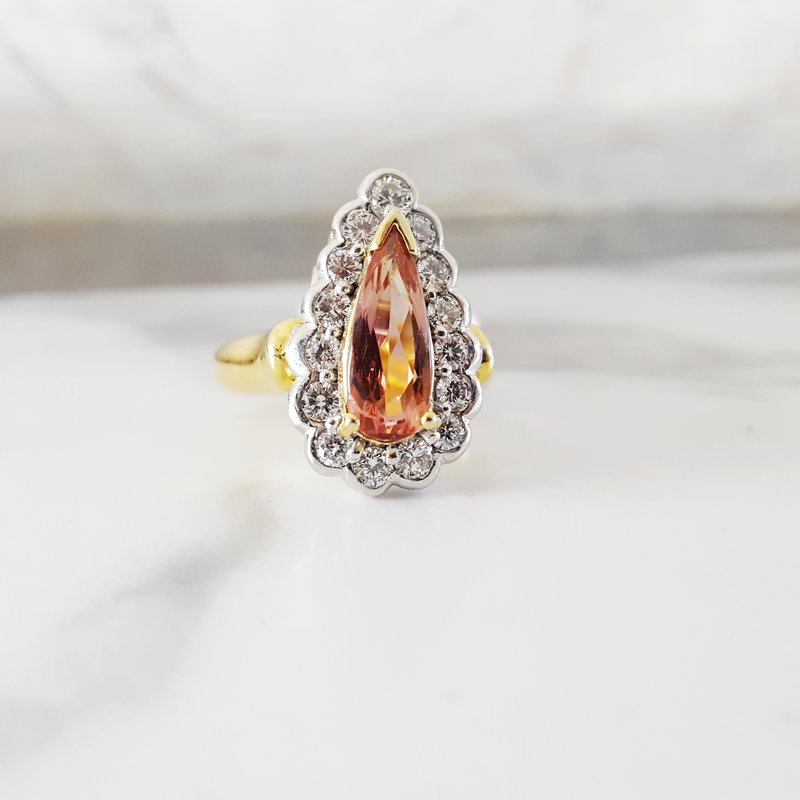 Luxury by Rene Hernandez Imperial Topaz Ring