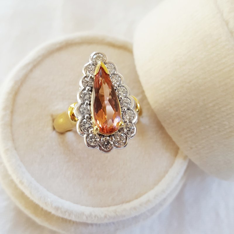 Luxury by Rene Hernandez Imperial Topaz Ring