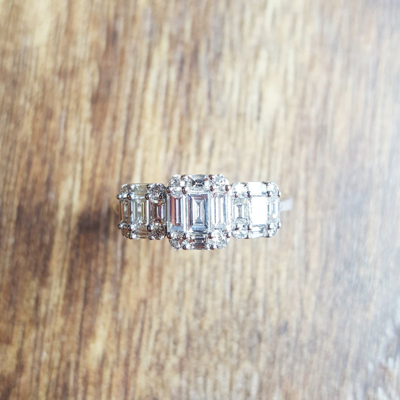 Sami Fine Jewelry Three Stone Style Ring