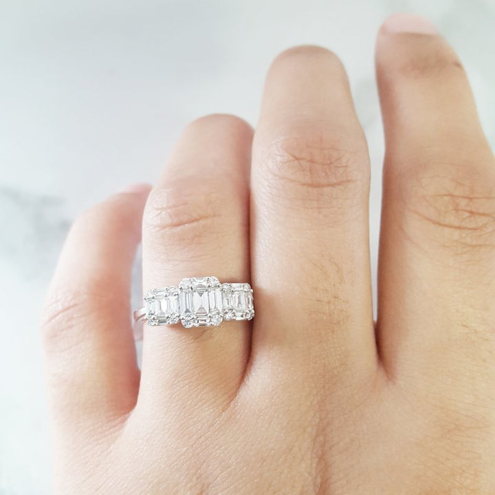 Sami Fine Jewelry Three Stone Style Ring