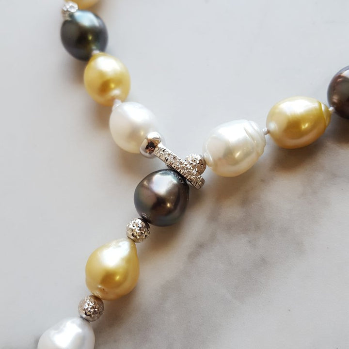 Sami Fine Jewelry Adjustable Lariat Pearl Strand 230695