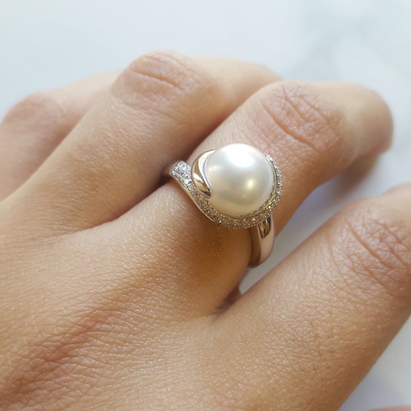 Sami Fine Jewelry Pearl Wrapped Ring