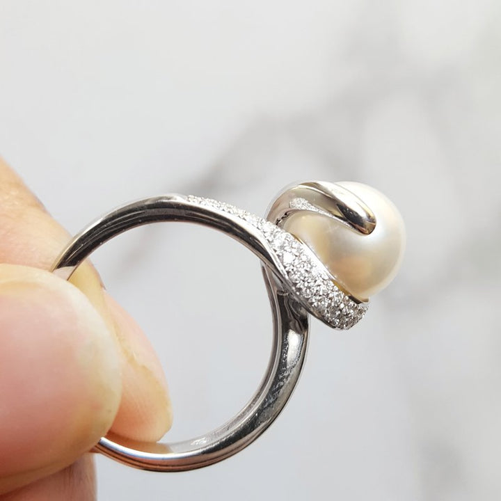 Sami Fine Jewelry Pearl Wrapped Ring