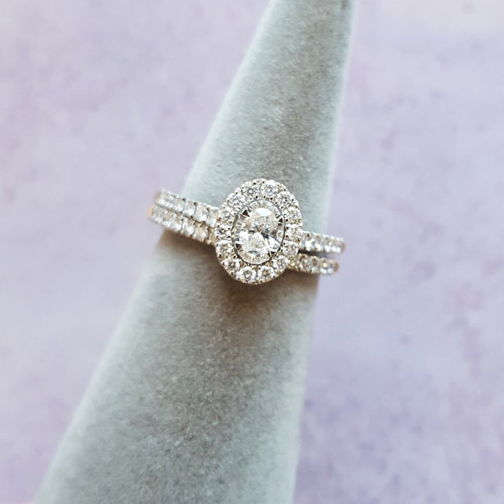 Gems One Illusion Wedding Set
