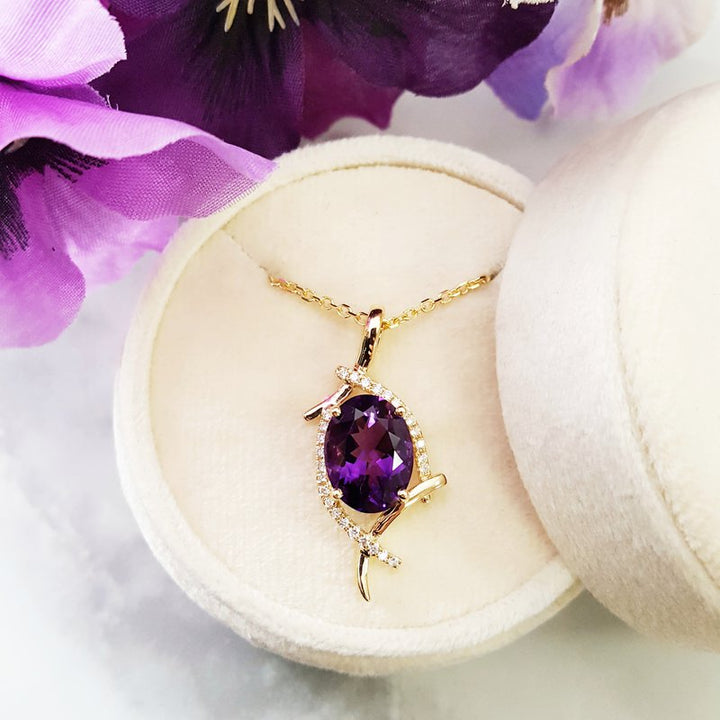 Arizona Amethyst Gold Jewelry