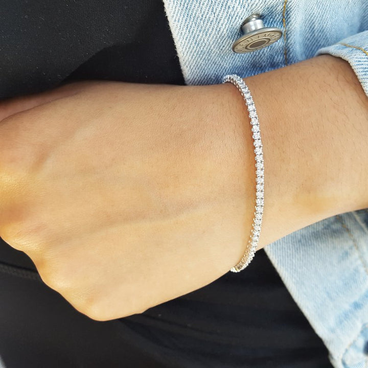 Gems One "Illusion" Set Essential Tennis Bracelet  180514