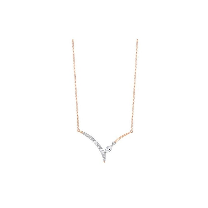 Gems One Elegant Chevron Necklace