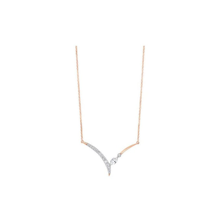 Gems One Elegant Chevron Necklace