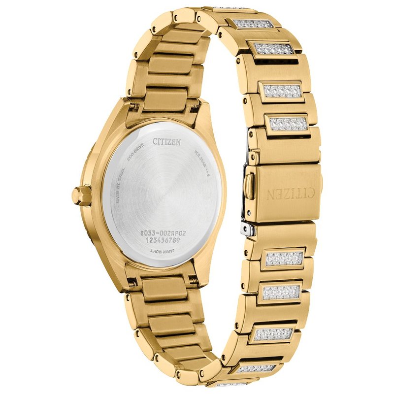 Citizen Eco-Drive Dress/Classic Eco Crystal Eco Ladies Stainless Steel