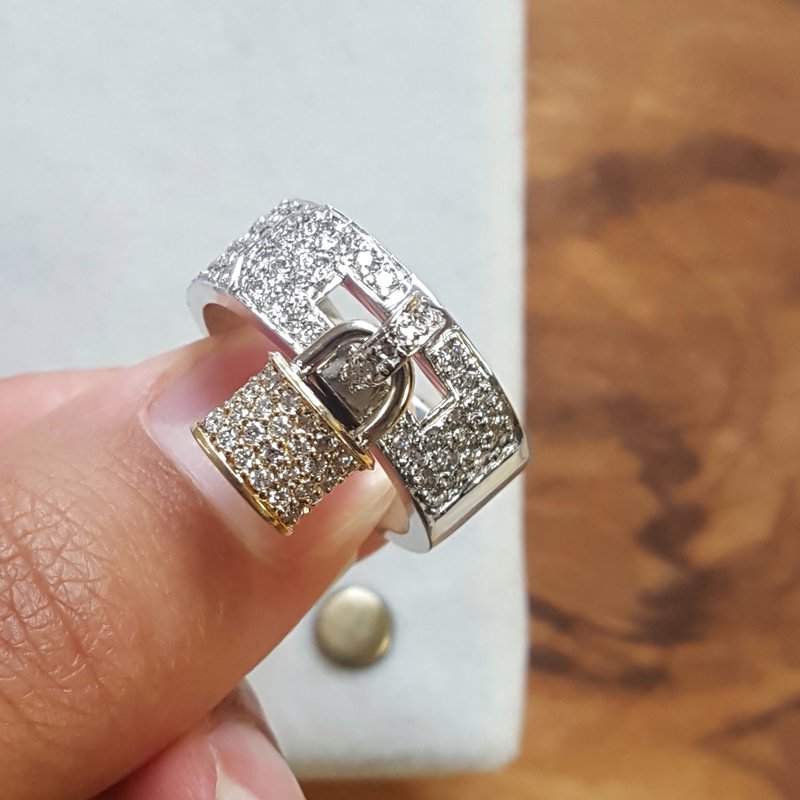  Luxury by Rene Hernandez Love Lock Ring 021032 - Sami Fine Jewelry