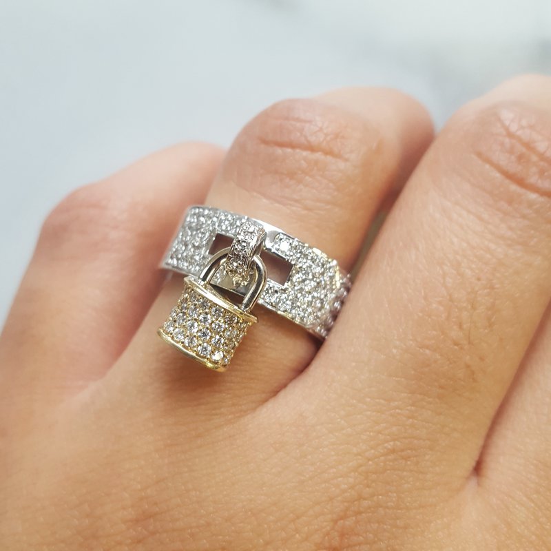 Luxury by Rene Hernandez Love Lock Ring