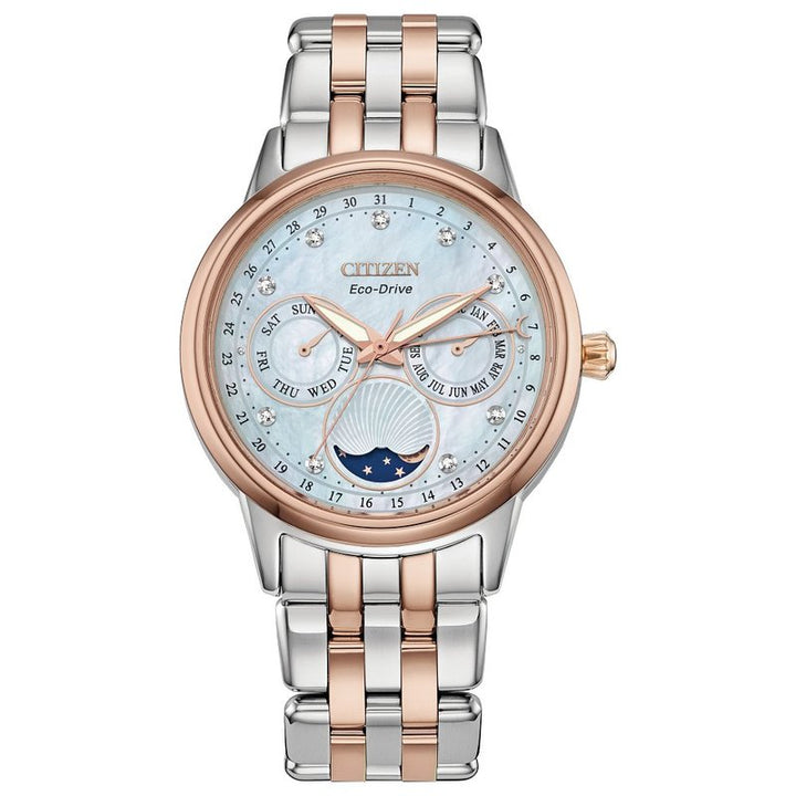 Citizen Eco-Drive Dress/Classic Eco Calendrier Ladies Stainless Steel FD0006-56D
