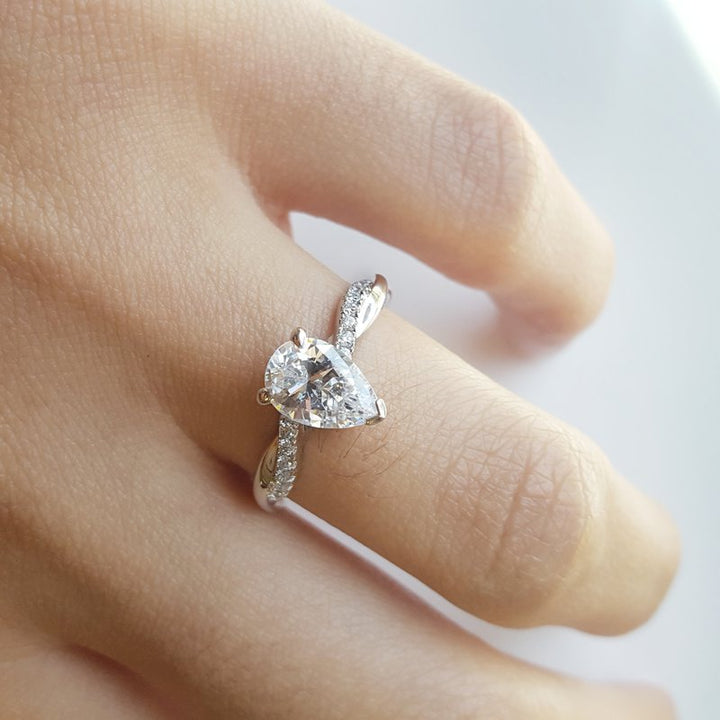 Sami Fine Jewelry Pear Engagement Ring 392623