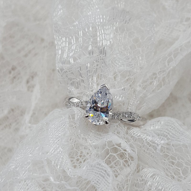 Sami Fine Jewelry Pear Engagement Ring