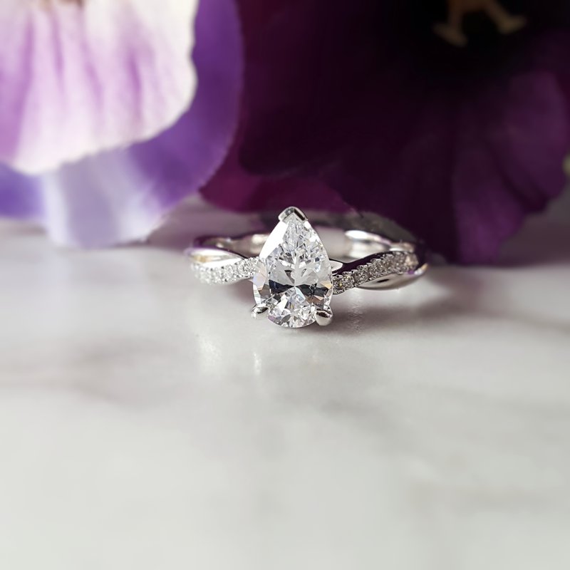 Sami Fine Jewelry Pear Engagement Ring