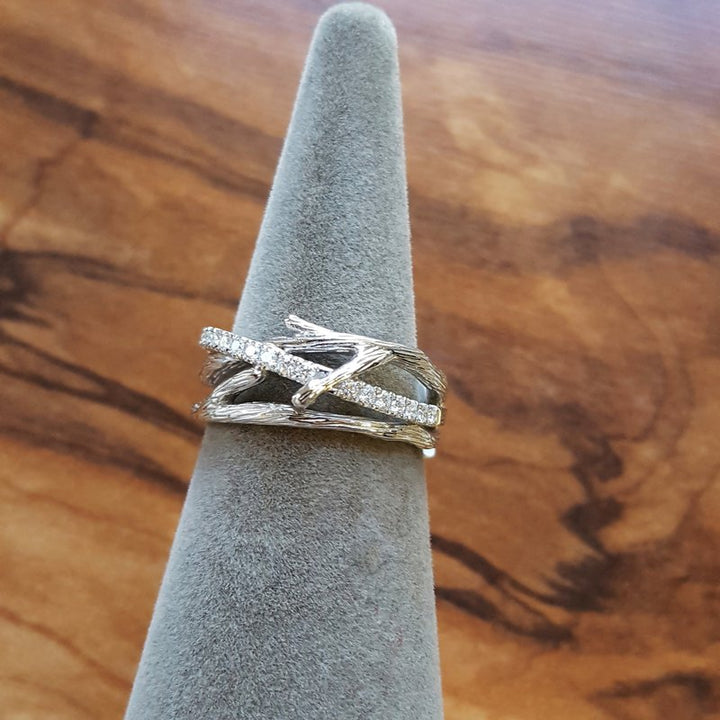 Sami Fine Jewelry Diamond Tree Branch Ring
