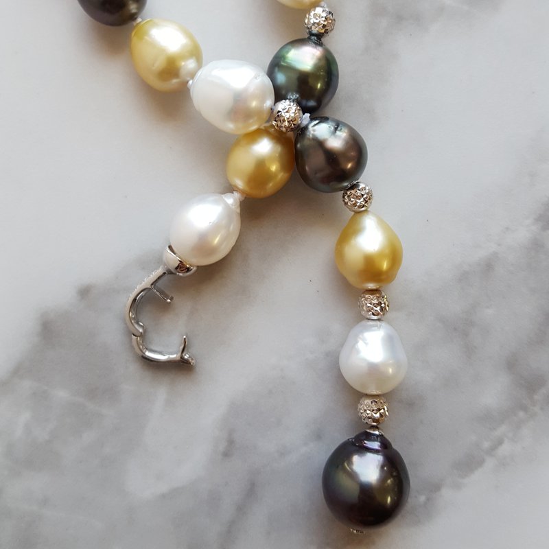Sami Fine Jewelry Adjustable Lariat Pearl Strand