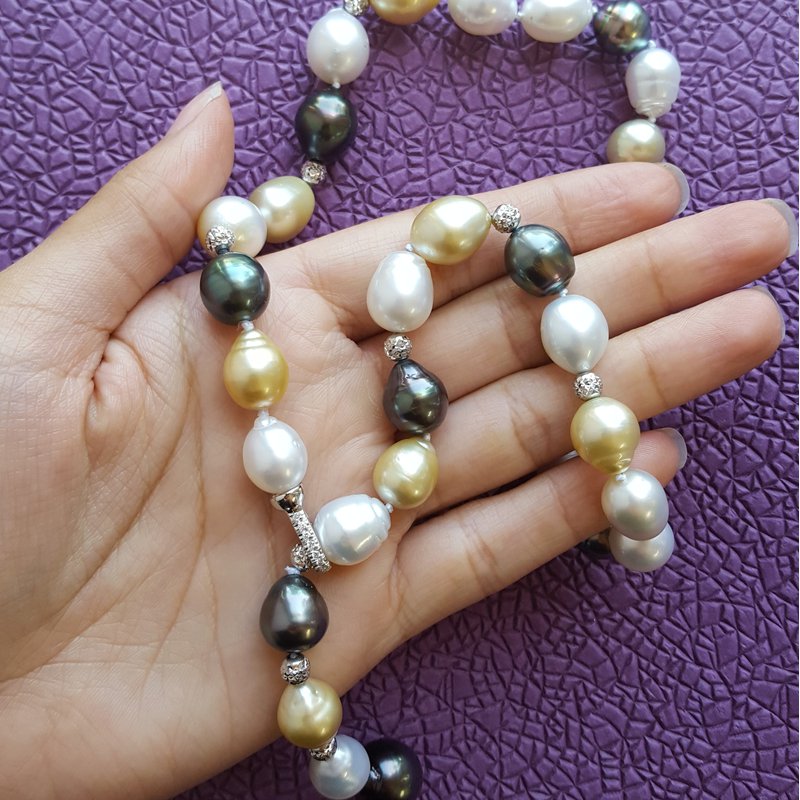 Sami Fine Jewelry Adjustable Lariat Pearl Strand