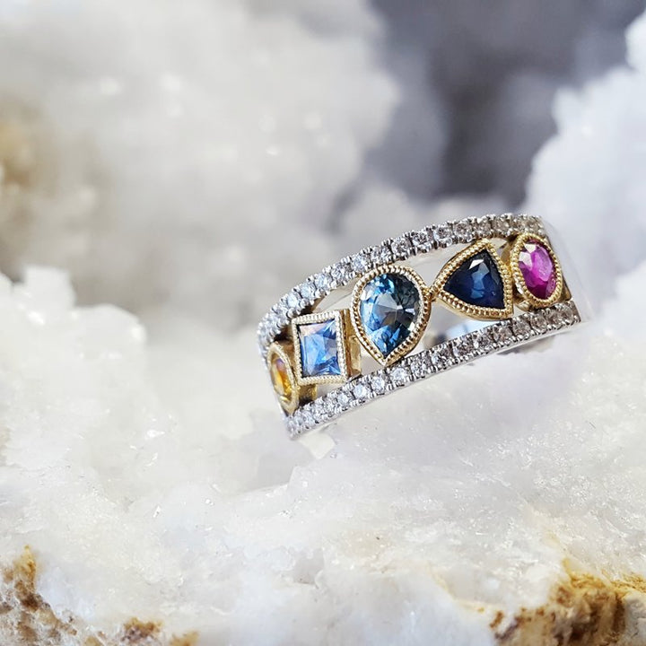 American Gem Collection Sapphire Shuffle