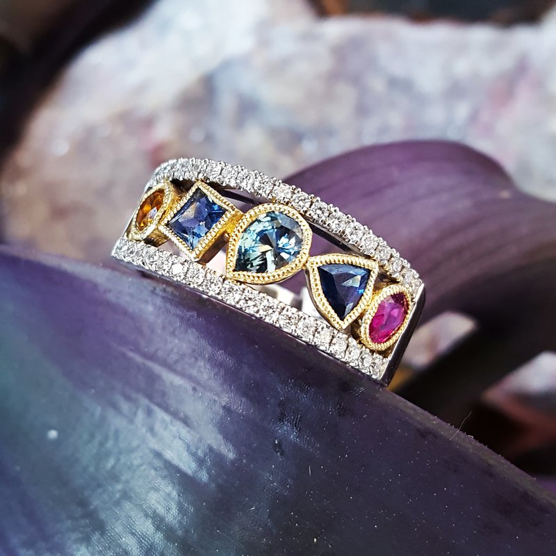  American Gem Collection™ Sapphire Shuffle 250212 - Sami Fine Jewelry