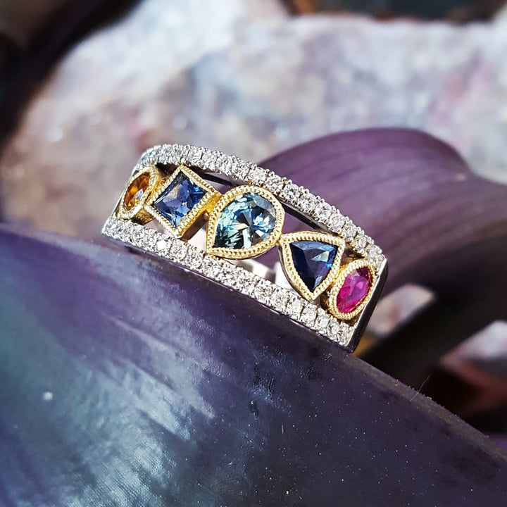  American Gem Collection™ Sapphire Shuffle 250212 - Sami Fine Jewelry