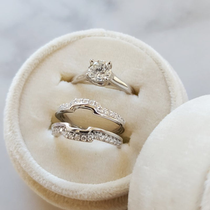 Sami Fine Jewelry Daisy Engagement Ring Jacket