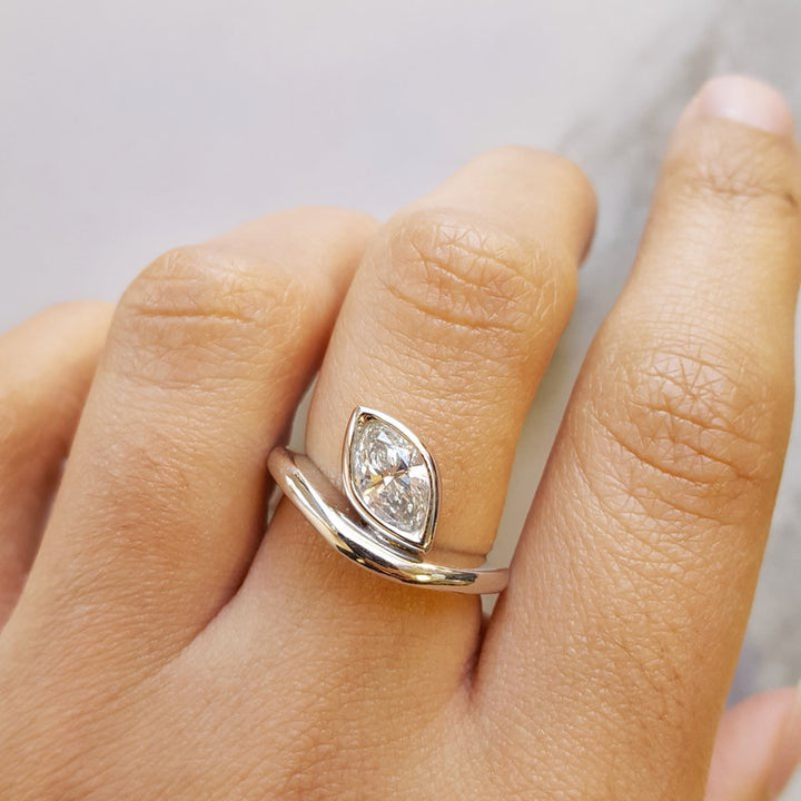 Luxury by Rene Hernandez Yellow Diamond Modern Ring