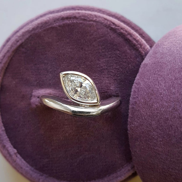 Luxury by Rene Hernandez Yellow Diamond Modern Ring