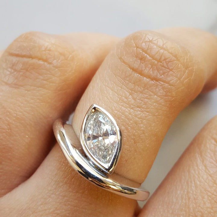 Luxury by Rene Hernandez Yellow Diamond Modern Ring