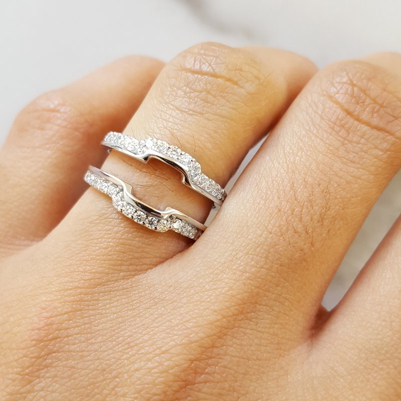 Sami Fine Jewelry Daisy Engagement Ring Jacket