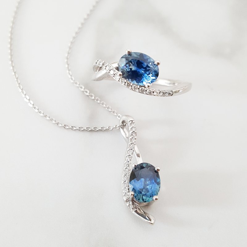 Montana Sapphire Pendant