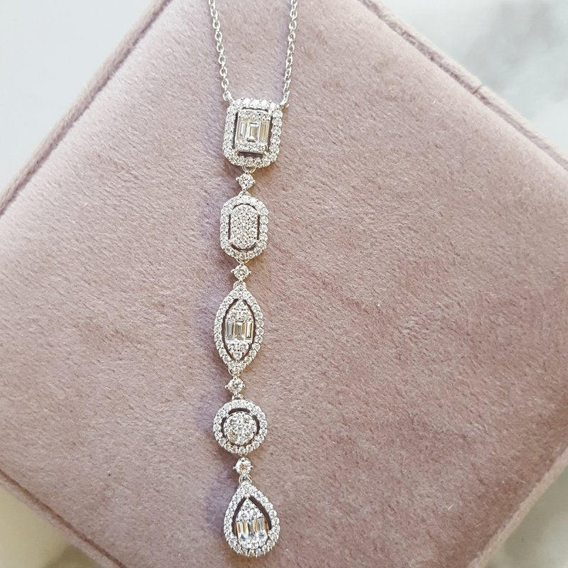 Sami Fine Jewelry Multi Shape Geometric Pendant 070469