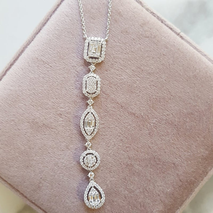 Sami Fine Jewelry Multi Shape Geometric Pendant 070469
