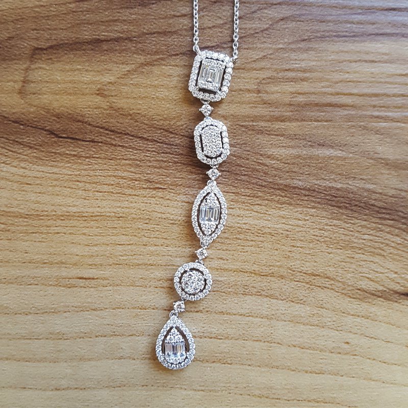 Sami Fine Jewelry Multi Shape Geometric Pendant