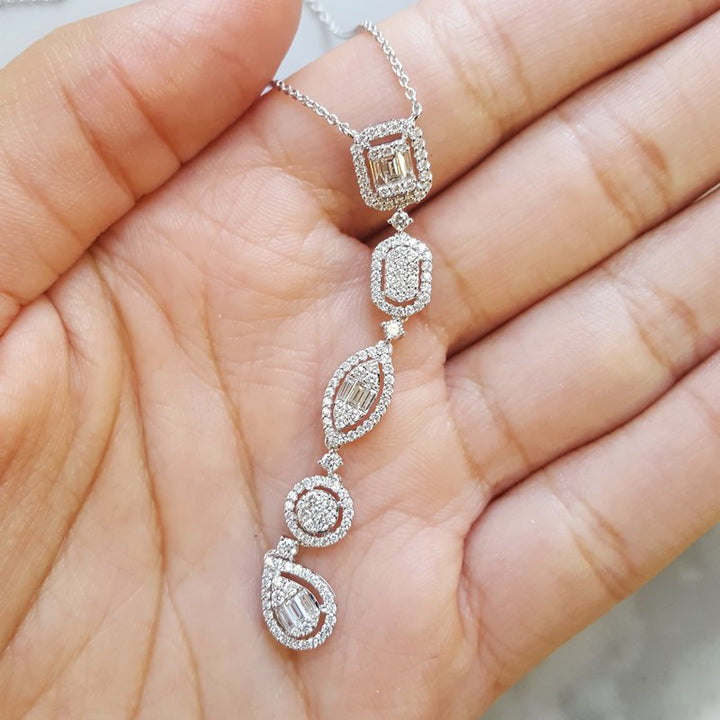 Sami Fine Jewelry Multi Shape Geometric Pendant
