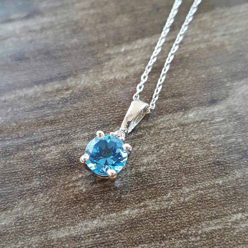 Sami Fine Jewelry December Birthstone Pendant