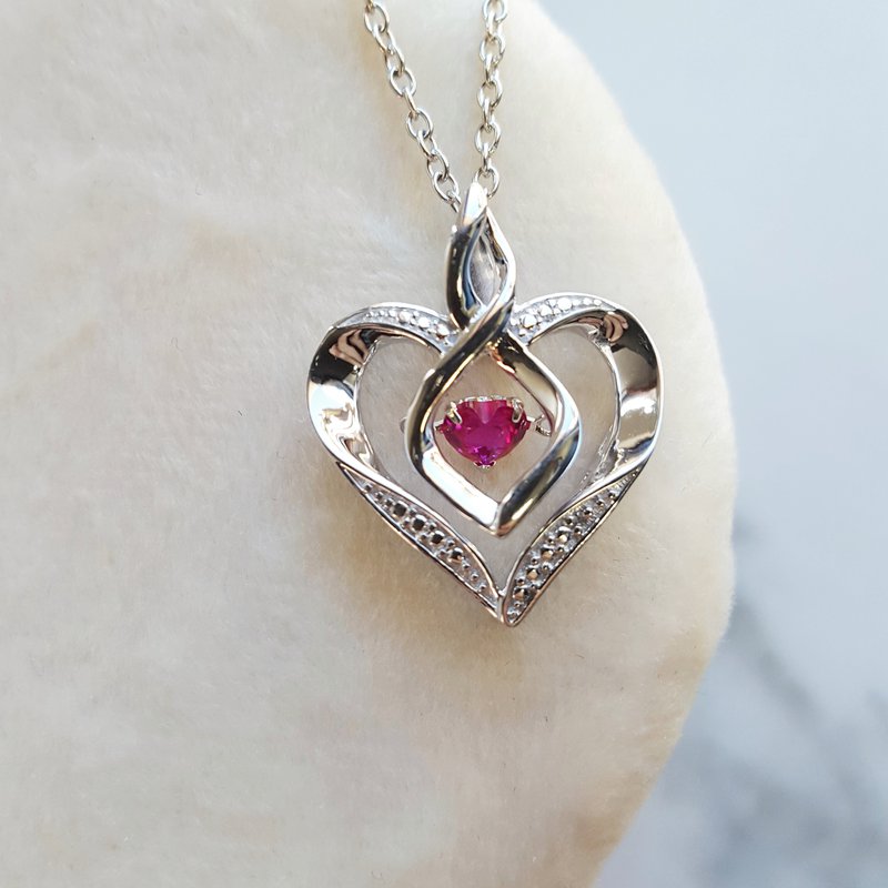 Gems One Ruby Heart Pendant 2411206