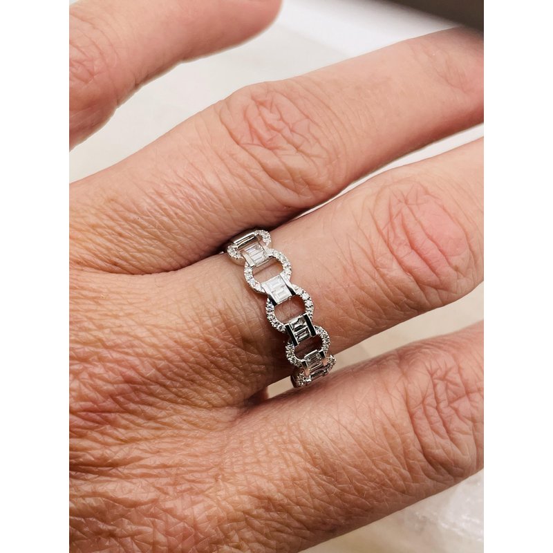 Sami Fine Jewelry Modern Snaffle Diamond Bit Ring