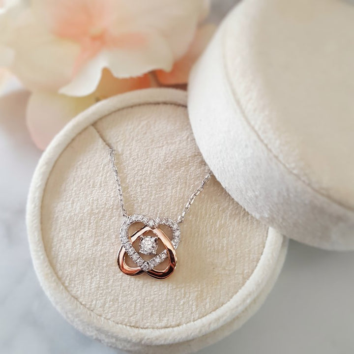 Sami Fine Jewelry Double Heart Necklace