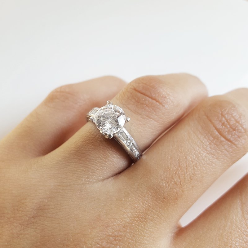 Sami Fine Jewelry Tiffany Set Engagement Ring - Main Image