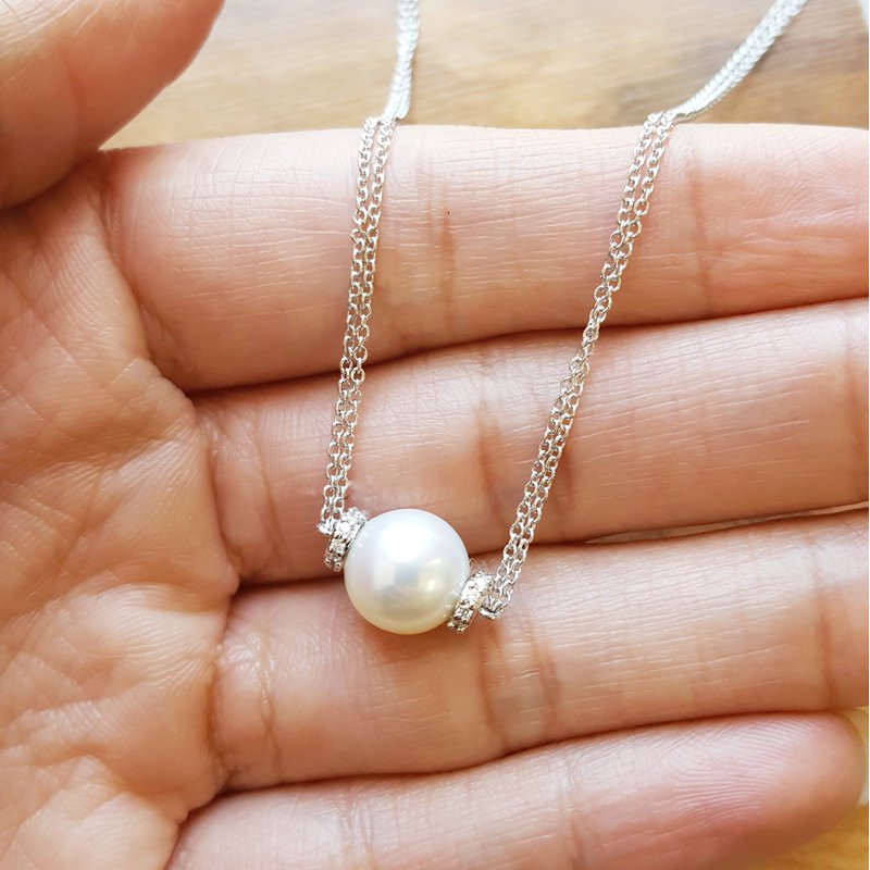 Sami Fine Jewelry Double Strand Pearl Necklace