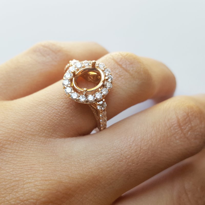 Sami Fine Jewelry Oval Engagement Mount 392603