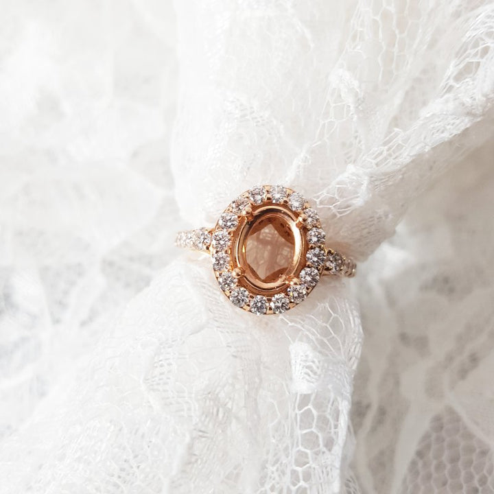 Sami Fine Jewelry Oval Engagement Mount