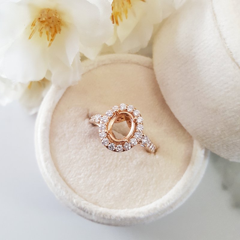 Sami Fine Jewelry Oval Engagement Mount