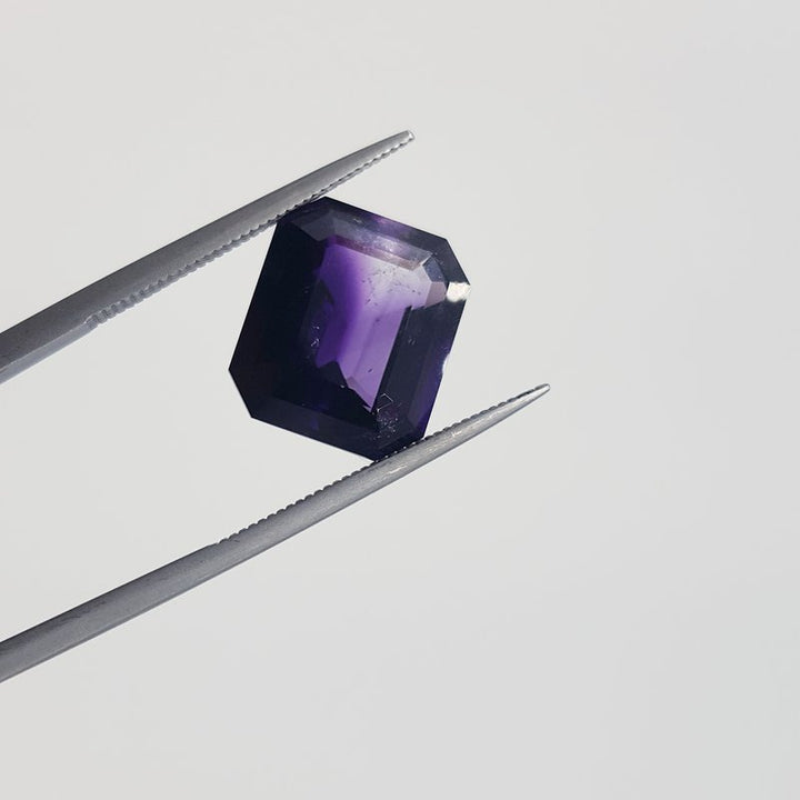 Arizona Amethyst Gold Jewelry Octagonal Emerald Cut Vintage Amethyst